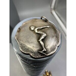 Men’s Swimming Diving MEDAL Old STERLING SILVER 14.4g
